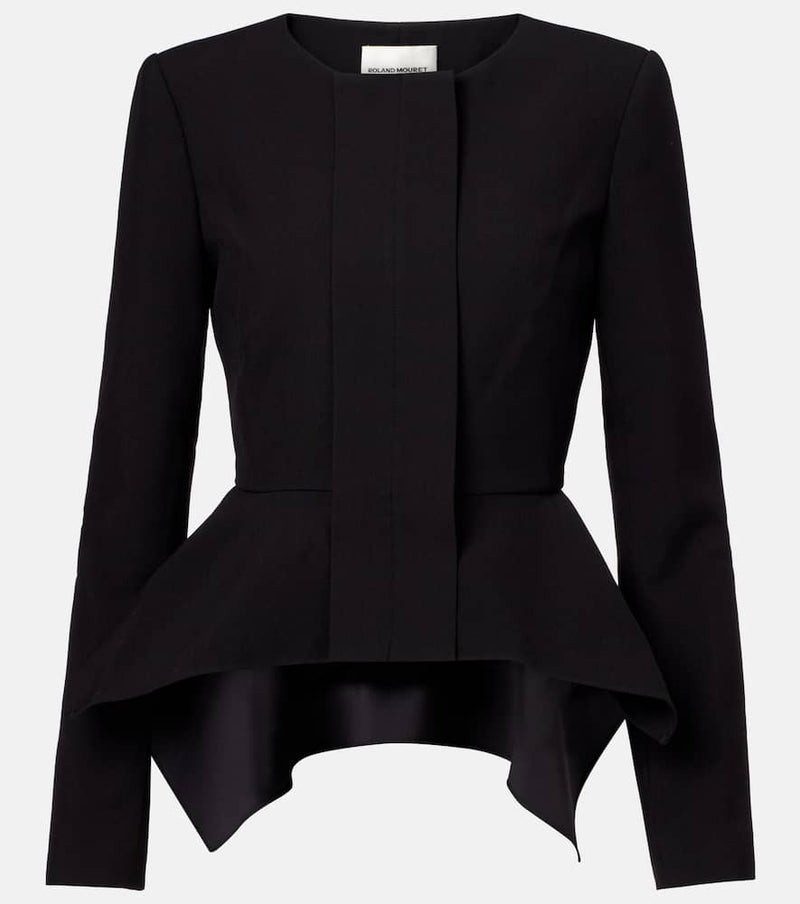 Roland Mouret Peplum crepe jacket