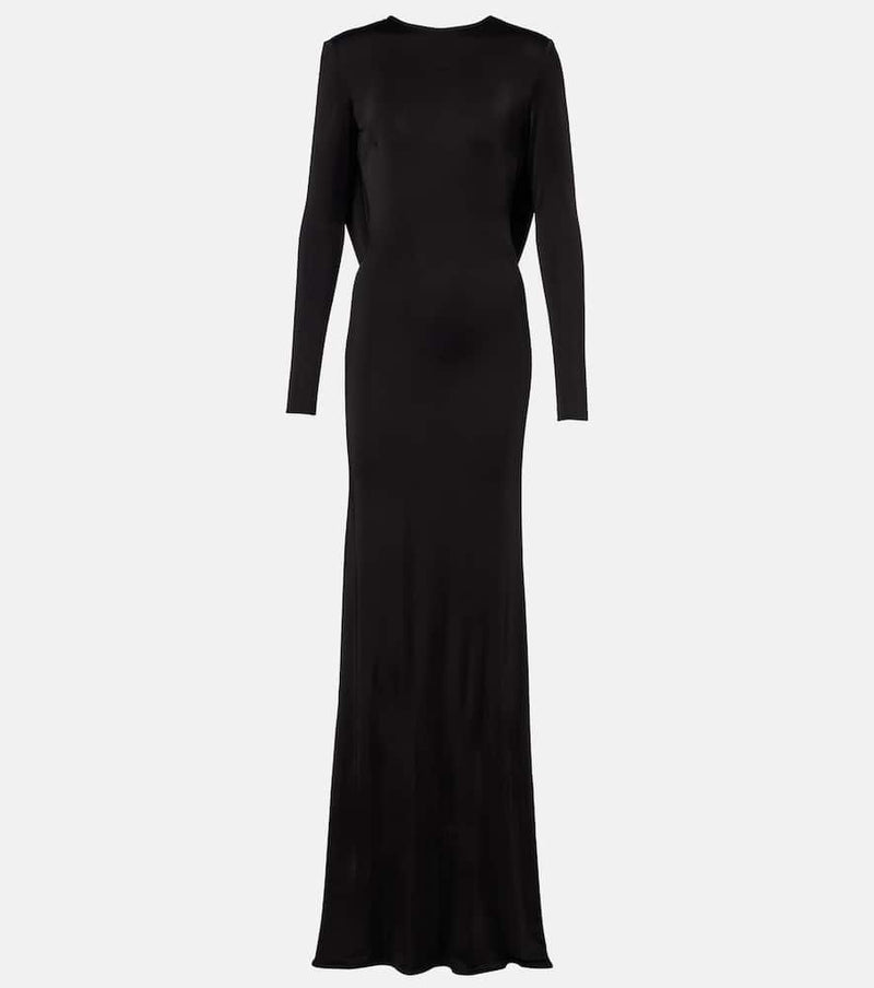 The New Arrivals Ilkyaz Ozel Roisin draped open-back gown