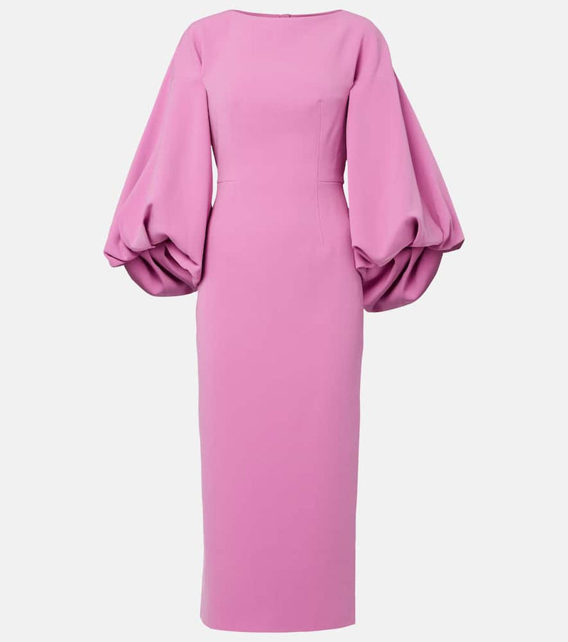 Roksanda Garance balloon-sleeve crepe gown