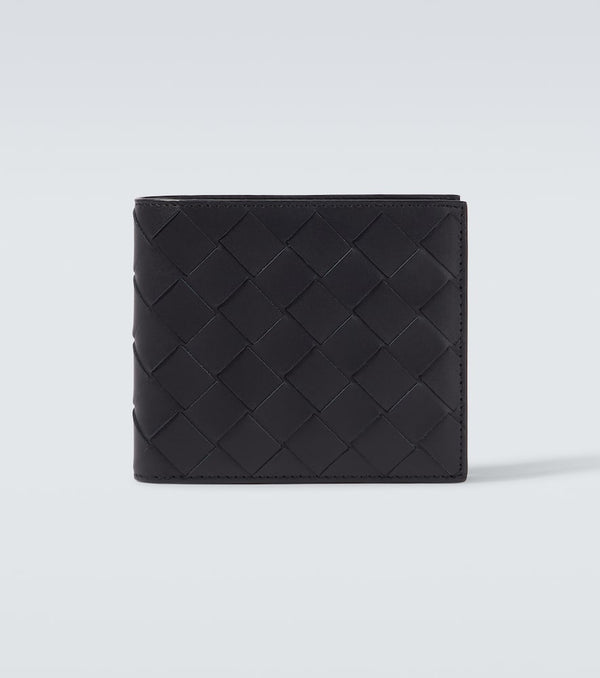 Bottega Veneta Intrecciato leather bifold wallet