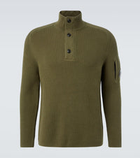 C. P. Company Ribbed-knit cotton-blend sweater