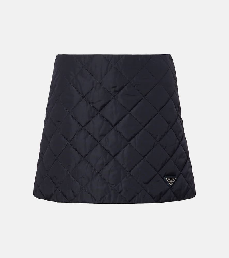 Prada Re-Nylon quilted miniskirt