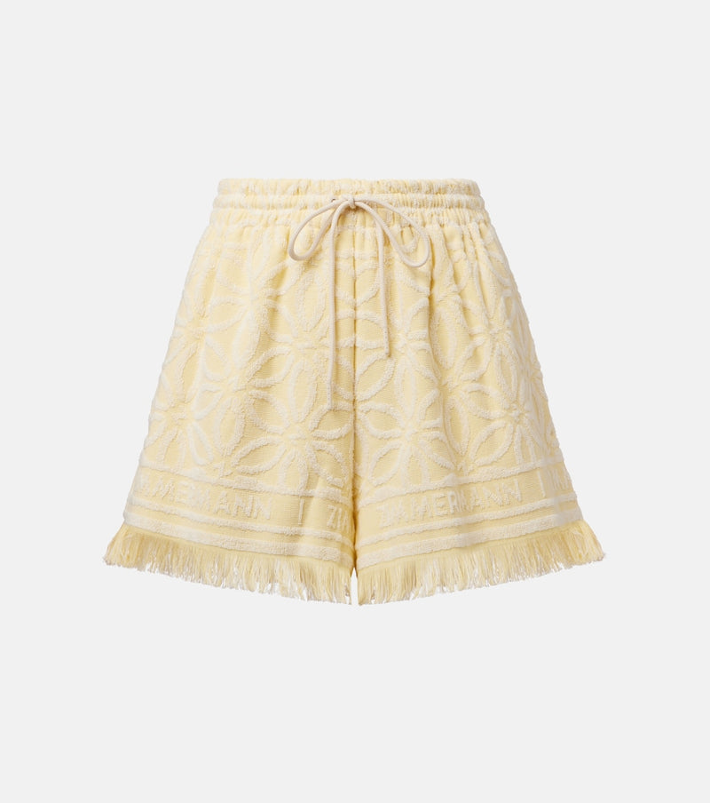Zimmermann Coco cotton terry shorts