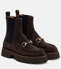 Gucci Sylke suede Chelsea boots