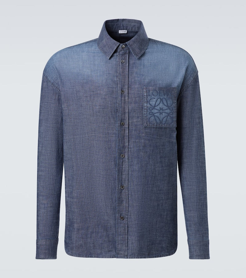 Loewe Anagram cotton poplin shirt