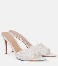 Gianvito Rossi Yvonne 85 lace sandals
