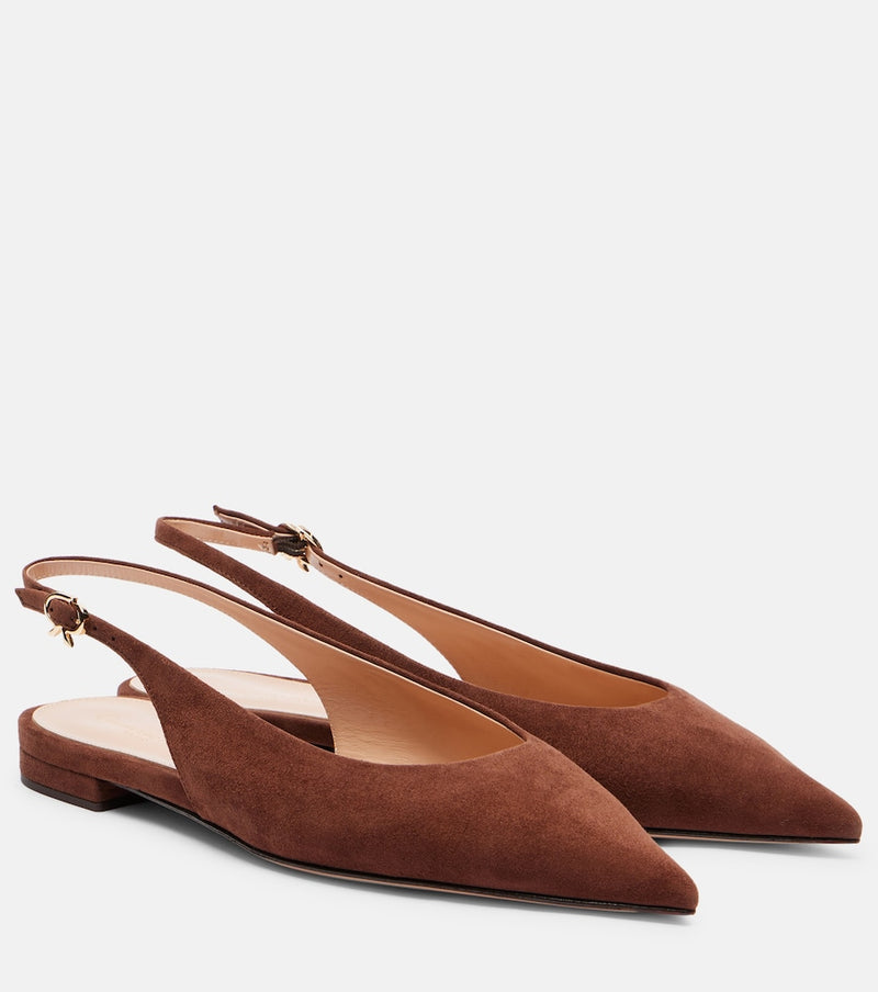 Gianvito Rossi Robbie 05 slingback flats