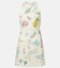 Alemais Court printed cotton minidress