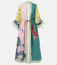 Alemais Rochester printed cotton shirt dress