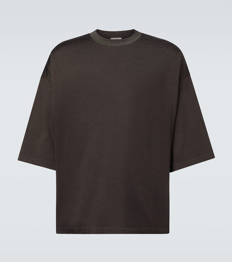 Fear Of God Oversized Cotton-Blend T-Shirt Black