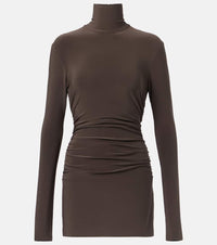 Norma Kamali Pickleball mockneck minidress