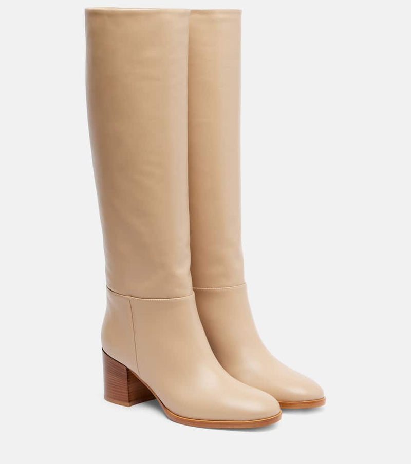 Gianvito Rossi Santiago 60 leather knee-high boots