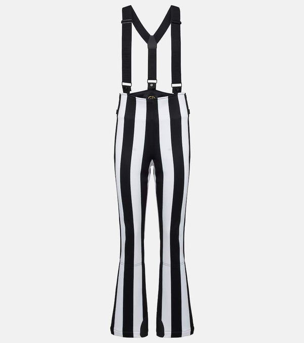 Goldbergh Lunira striped ski salopettes