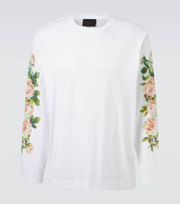 Simone Rocha Rose Bouquet cotton jersey T-shirt