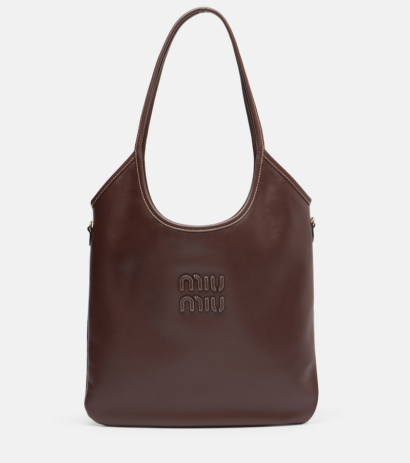 Miu Miu Ivy Medium leather tote bag