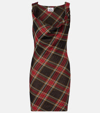 Vivienne Westwood Anna plaid cotton minidress