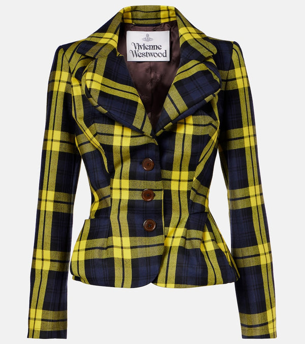 Vivienne Westwood Plaid virgin wool blazer