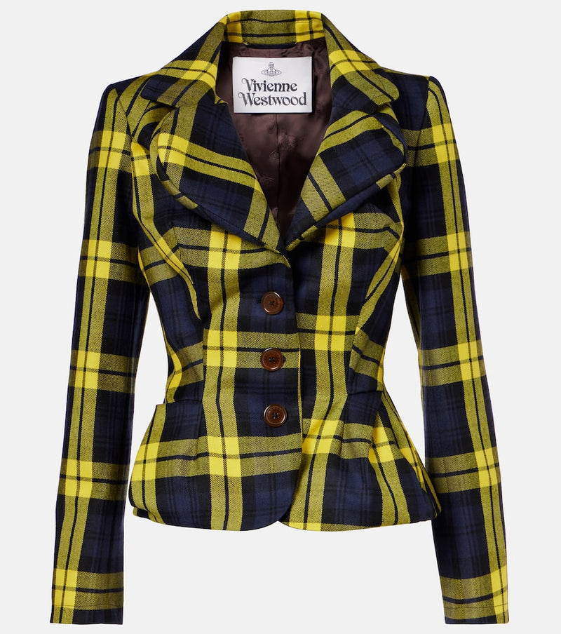 Vivienne Westwood Plaid virgin wool blazer