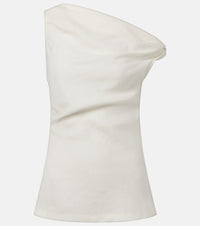 Faithfull Suis asymmetric linen top