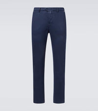 Kiton Cotton and cashmere chinos