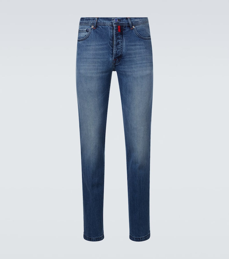Kiton Mid-rise skinny jeans