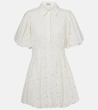 Simkhai Cleo broderie anglaise cotton minidress