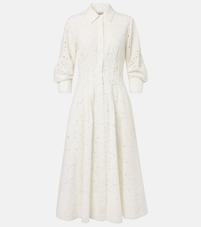 Simkhai Jazz cotton broderie anglaise midi dress