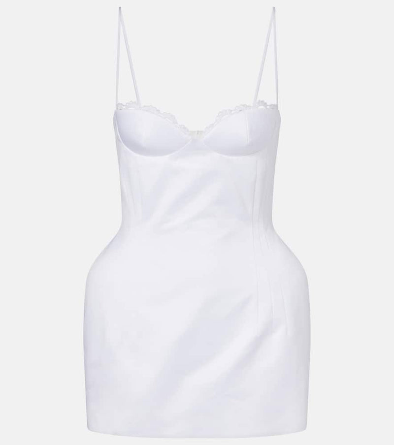 Magda Butrym Cotton bustier minidress