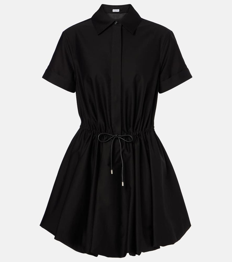 Loewe Balloon cotton and silk gabardine minidress