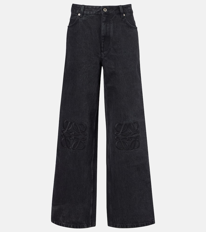 Loewe Anagram wide-leg jeans