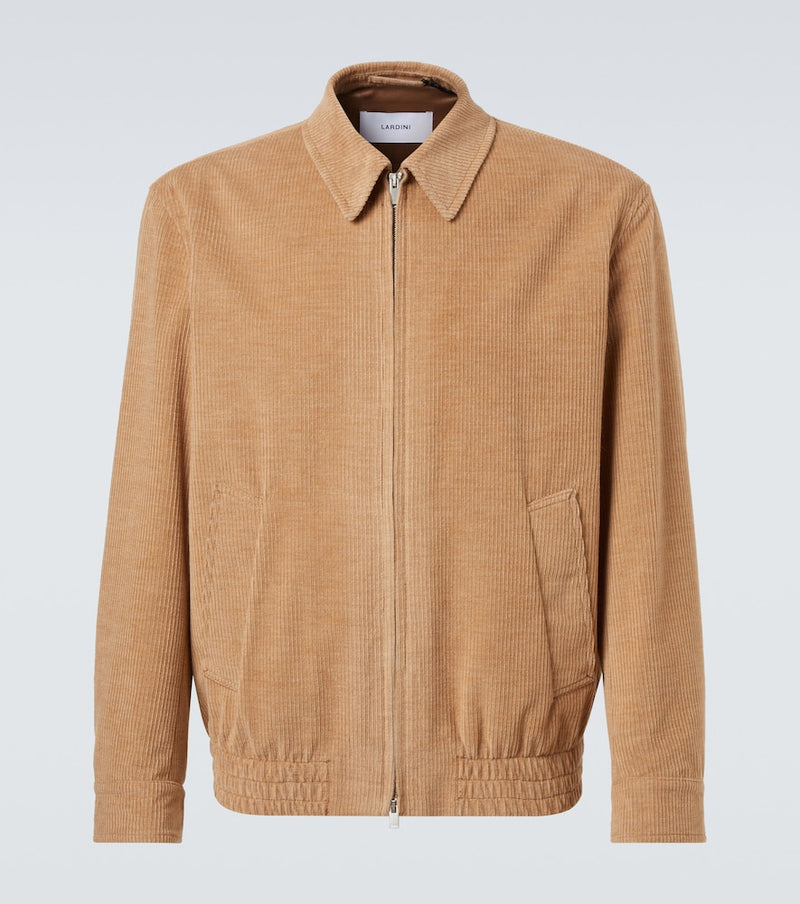 Lardini Cotton and alpaca corduroy jacket