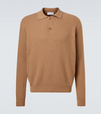 Lardini Wool and cashmere polo sweater