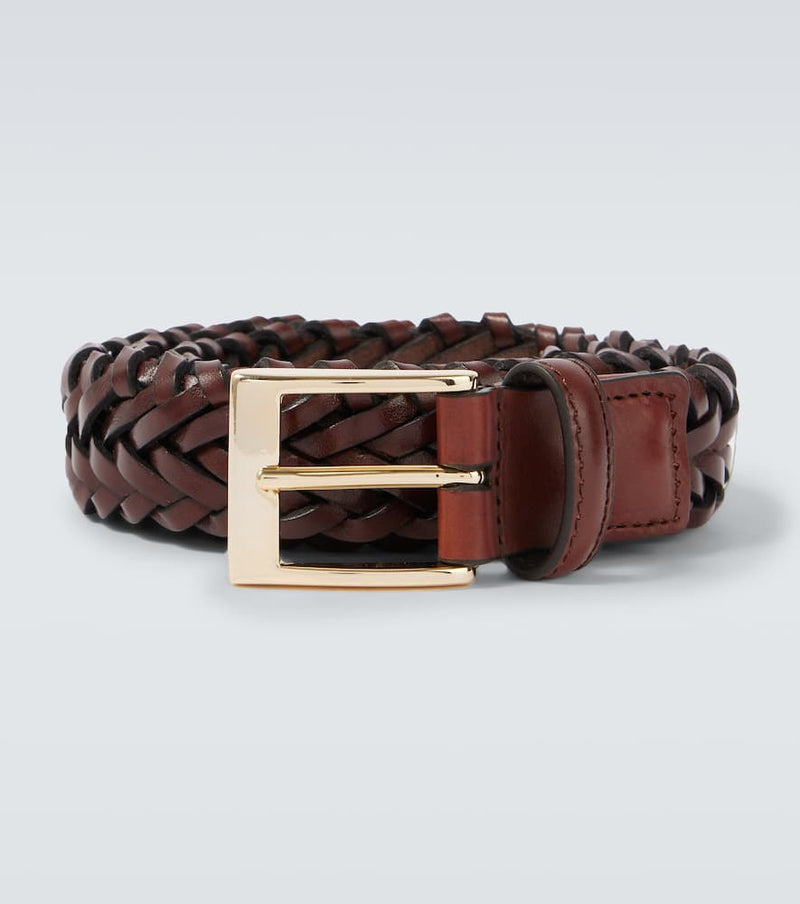 Lardini Braided leather belt