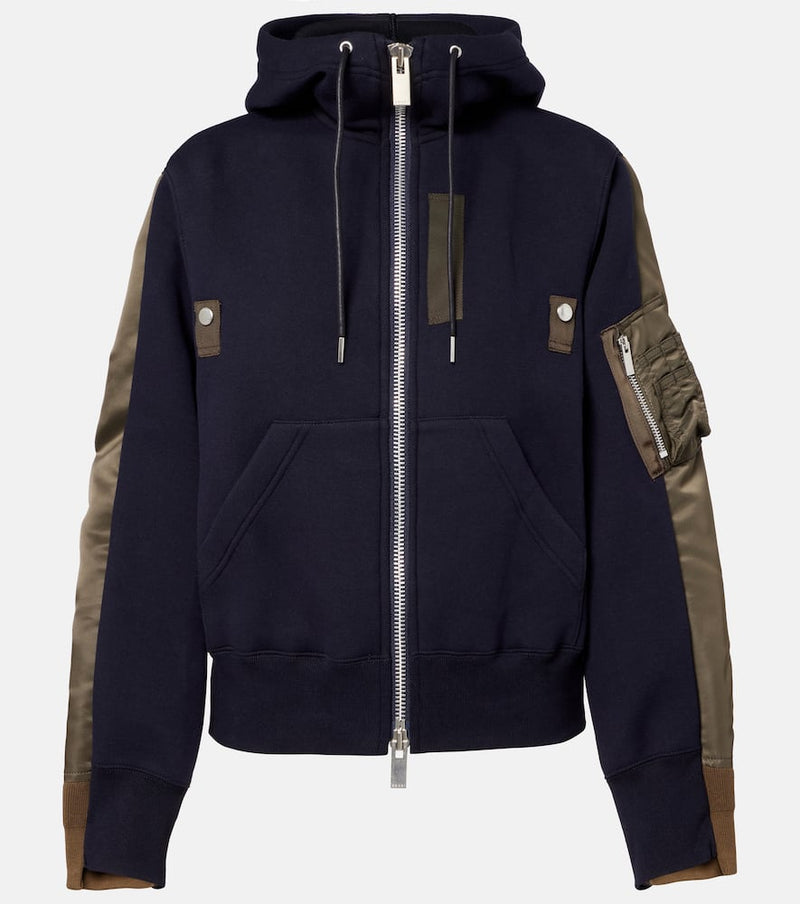 Sacai Paneled hoodie