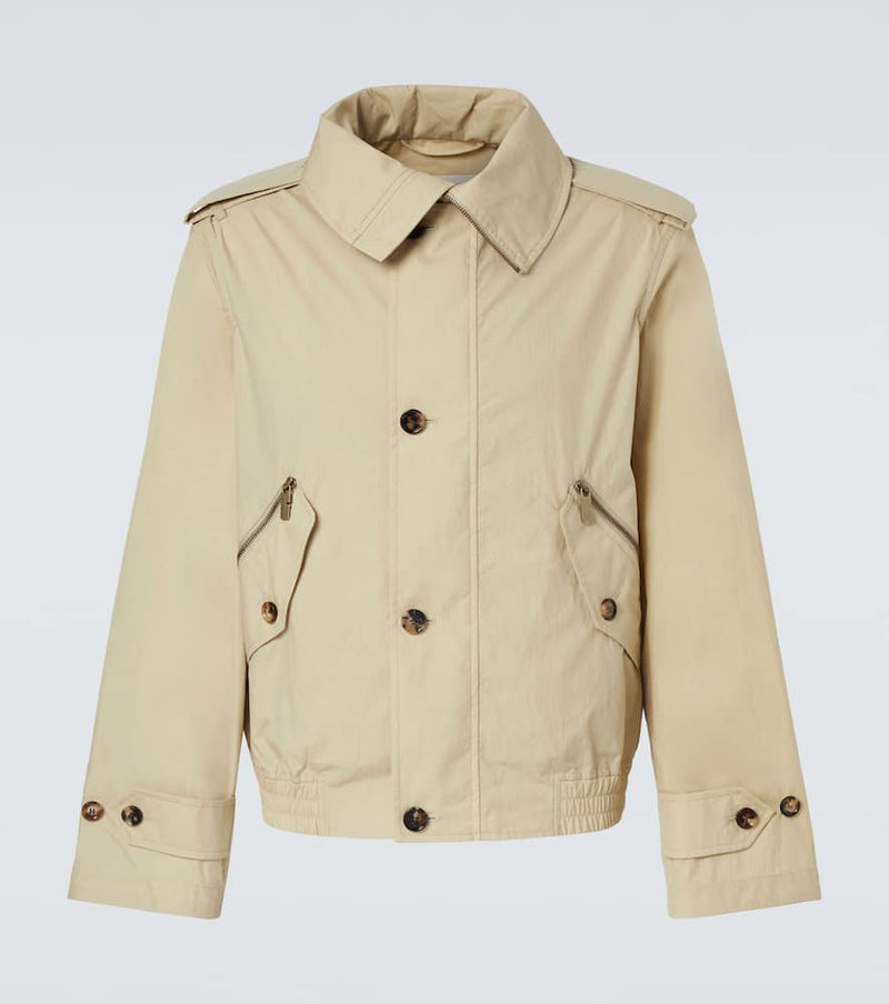Burberry Cotton-blend blouson jacket