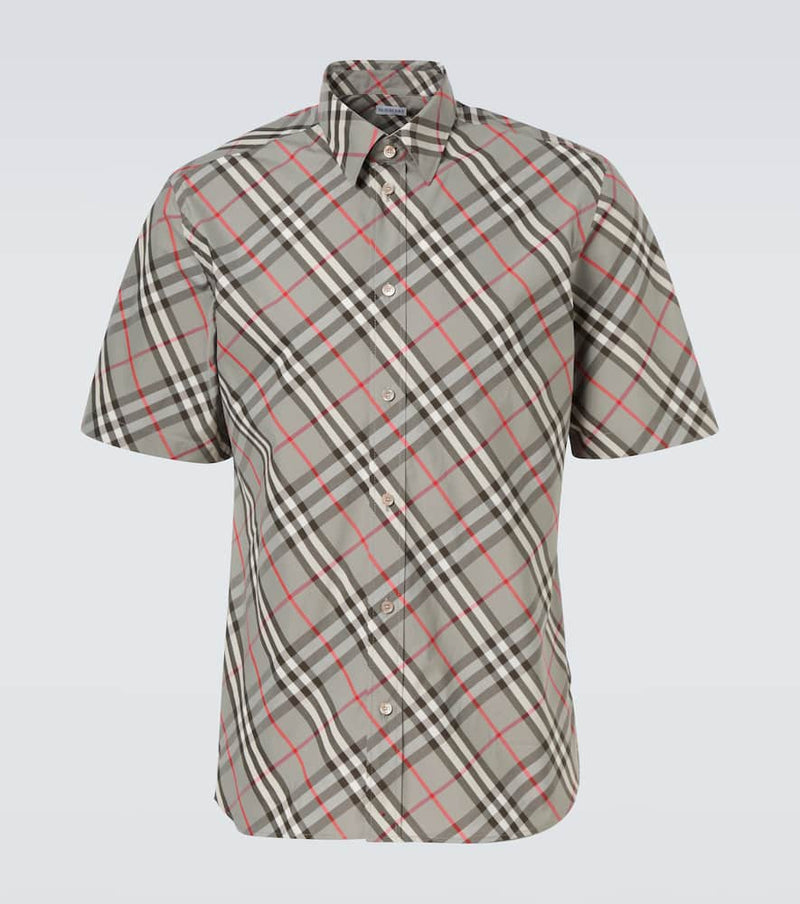 Burberry Burberry Check cotton poplin shirt