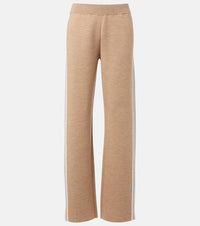 Fusalp Benada striped wool-blend straight pants