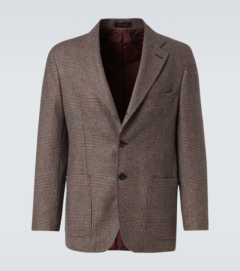 Rubinacci Checked wool blazer
