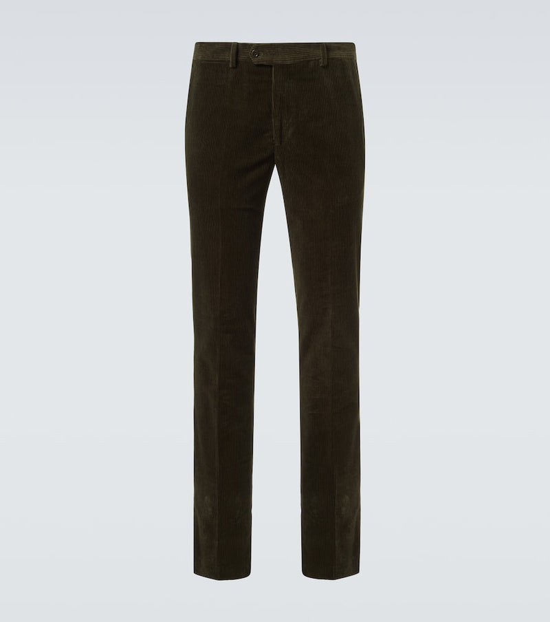 Rubinacci Cotton corduroy straight pants