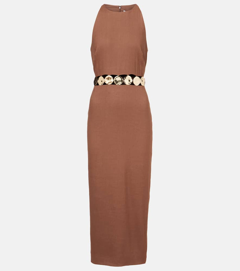 Veronica Beard Isla embellished midi dress