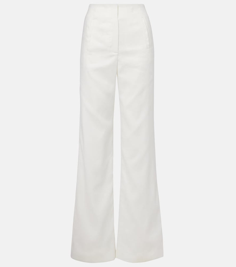 Veronica Beard Jude linen-blend wide-leg pants