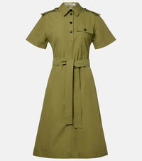 Burberry Belted cotton shirt dress