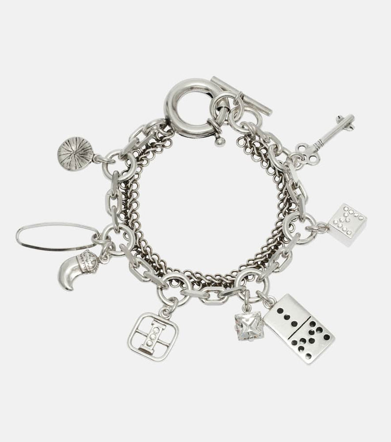 Isabel Marant Embellished Chain Bracelet Silver