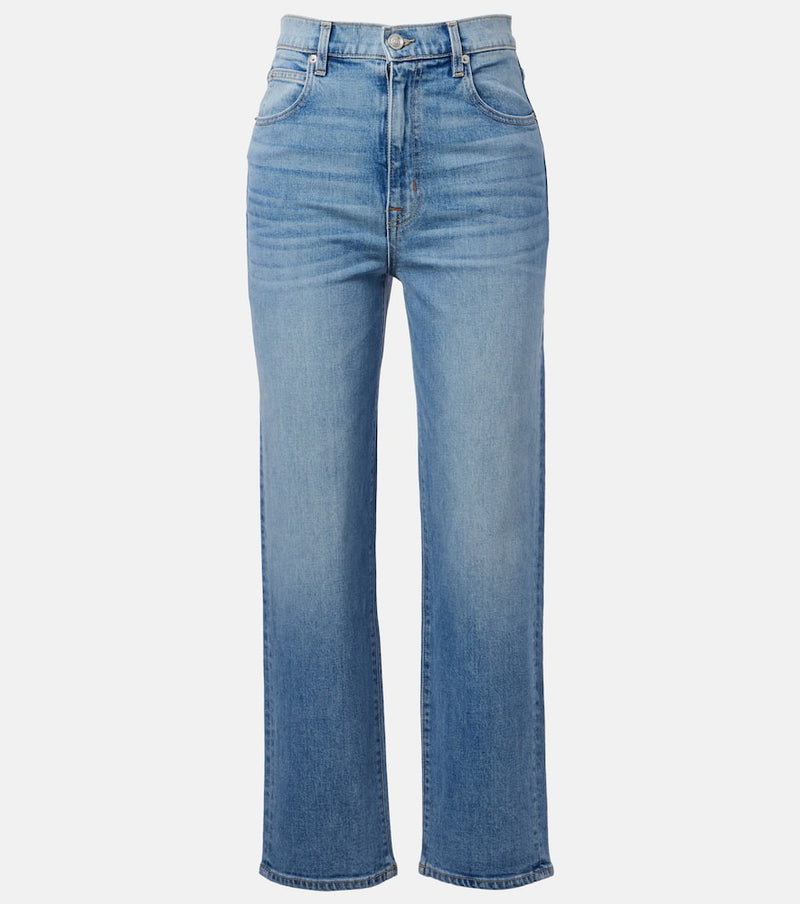 Slvrlake London cropped high-rise straight jeans