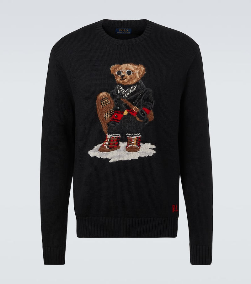 Polo Ralph Lauren Polo Bear cotton and cashmere sweater