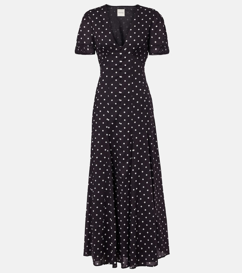Posse Paloma polka-dot maxi dress