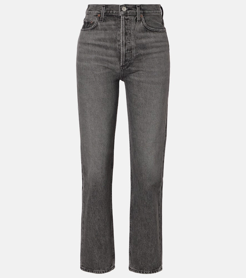 Agolde '90s cropped high-rise straight jeans