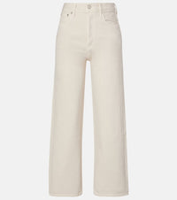 Agolde Ren cropped high-rise wide-leg jeans