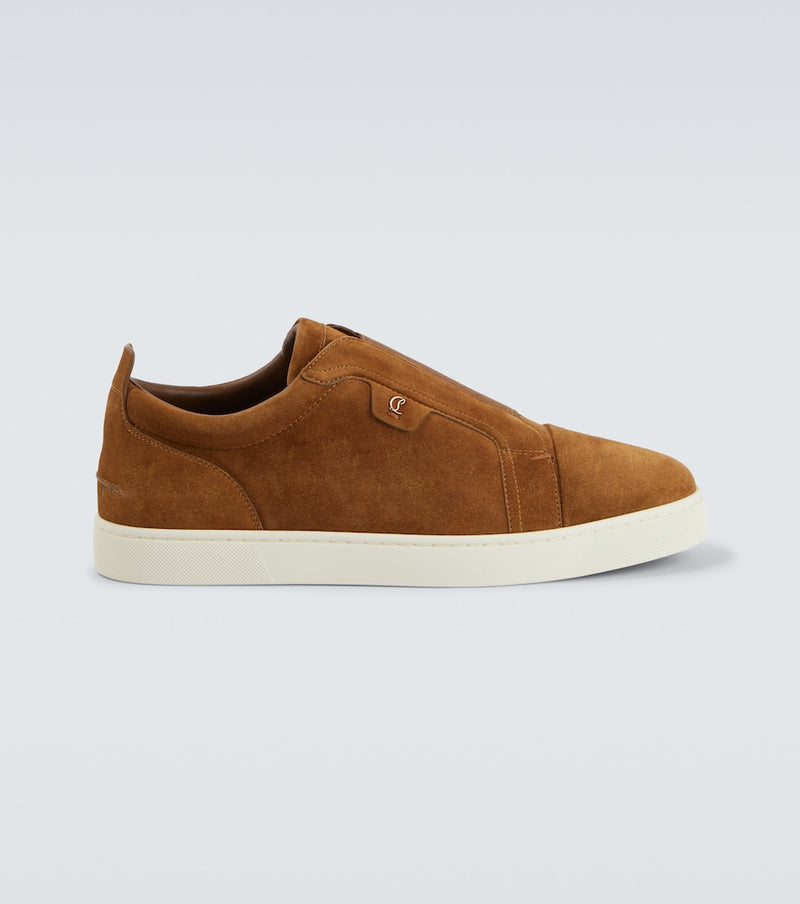 Christian Louboutin St Louis suede slip-on sneakers