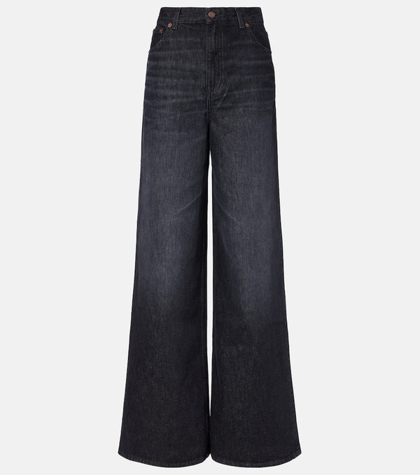 Chloe High-rise wide-leg jeans